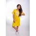 Embroidered Mini Dress "Joyful Youth" Yellow
